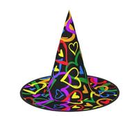 KLJnmbb Gay Pride Rainbow Print Adults Celebration Carnival Hat Party Supply Decoration Cosplay Costume Themed