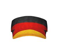 KLJnmbb Germany Flag Print Uv Protection Cap Breathable Outdoor Hat Hiking Fishing Golf Beach Summer Travel Black