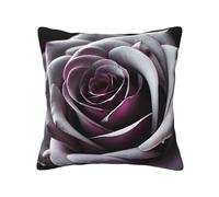 KLJnmbb Gothic Rose Flower Print Throw Pillow Cover Square Cushion Cases Sofa Office Vacation Home All Seasons Decor