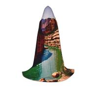 KLJnmbb Grand Canyon Print Hooded Cloak Adults Teens Kids Variety Wizard Cape Robehalloween Carnival Cosplay