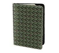 KLJnmbb Green Army Digital Camouflage Print 5.5in Passport Travel Document Wallet Secure Compact Stylish for Men and Women