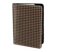 KLJnmbb Guitar Bass Music Musical Instrument Print 5.5in Passport Travel Document Wallet Secure Compact Stylish for Men and Women