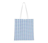KLJnmbb Gymnastics Game Print Lightweight Tote Canvas Shopping Bag Eco-Friendly Versatile Travel Beach Daily Use