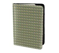 KLJnmbb Happy Bus Camper Print 5.5in Passport Travel Document Wallet Secure Compact Stylish for Men and Women