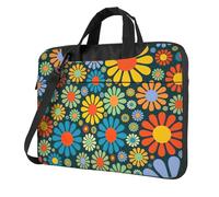 KLJnmbb Hippie Pattern Print Practical Bag Stylish And Protective Laptop Bag Versatile Soft Bag For Women Men
