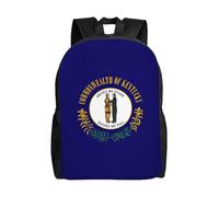 KLJnmbb Kentucky State Flag Print Men Women Stylish Waterproof Backpack For Travel Hiking Camping Lightweight Daypack