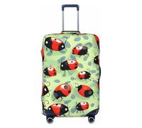 KLJnmbb Ladybugs Cartoon Print Universal Suitcase Cover Luggage Protector Elastic Washable Travel Luggage Cover