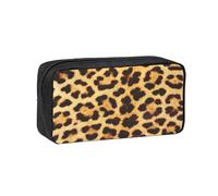 KLJnmbb Leopard Skin Pattern Print Lightweight Case Stationery Organizer Pouch Office Travel Commute Home Gifting