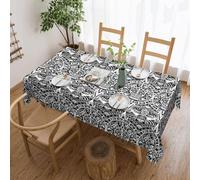 KLJnmbb Mayan Calendar End Of The World Print Versatile Rectangle Tablecloth 54x72 In Waterproof Reusable Dining Cloth Kitchen