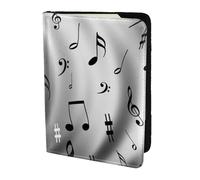 KLJnmbb Music Notes Print Print 5.5in Passport Travel Document Wallet Secure Compact Stylish for Men and Women