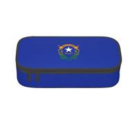 KLJnmbb Nevada State Flag Print Travel Pencil Case 8.3 X 2 X 3.7 Inches Functional Storage Bag for Office Supplies