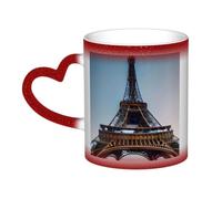 KLJnmbb Paris Eiffel Tower Print Starry Sky Color-Changing Mug Ceramic Gift Home Office Cafe Coffee Mugs Holiday
