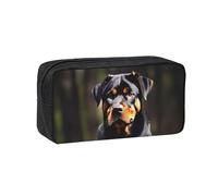 KLJnmbb Rottweiler Wallpaper Print Lightweight Case Stationery Organizer Pouch Office Travel Commute Home Gifting