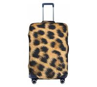 KLJnmbb Rough Leopard Print Print Suitcase Cover Elastic Washable Anti Scratch Luggage Protector Dustproof Stylish