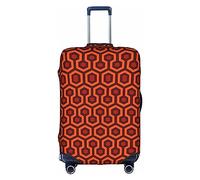 KLJnmbb Shining Overlook Print Suitcase Cover Elastic Washable Anti Scratch Luggage Protector Dustproof Stylish