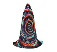 KLJnmbb Space Spiral Cosmic Print Hooded Cloak Adults Teens Kids Variety Wizard Cape Robehalloween Carnival Cosplay