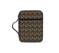 KLJnmbb Steampunk Gears Print Waterproof Bible Storage Bag Religious Organizer Scripture Holder for Church Travel