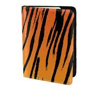 KLJnmbb Tiger Stripe Print 5.5in Passport Travel Document Wallet Secure Compact Stylish for Men and Women