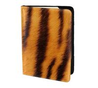 KLJnmbb Tiger Striped Pattern Print 5.5in Passport Travel Document Wallet Secure Compact Stylish for Men and Women