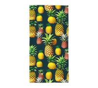 KLJnmbb Tropical Fruits Pineapple Print Stylish Bath Towel Lightweight Towels Beach Pool Gym Travel Vacation Multiple Use