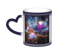 KLJnmbb Universe Galaxy Space Print Starry Sky Color-Changing Mug Ceramic Gift Home Office Cafe Coffee Mugs Holiday