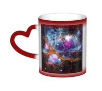 KLJnmbb Universe Galaxy Space Print Starry Sky Color-Changing Mug Ceramic Gift Home Office Cafe Coffee Mugs Holiday