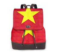 KLJnmbb Vietnamese Flag Print Women'S Backpack Shopping Bag Lightweight Versatile Fashion Rucksack Work Travel
