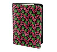 KLJnmbb Watermelon Print 5.5in Passport Travel Document Wallet Secure Compact Stylish for Men and Women