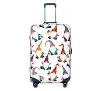 KLJnmbb Xmas Funny Gnomes Print Stretchable Suitcase Universal Elastic Luggage Protector Sleeve Vacation Travel