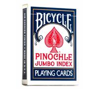 KLJYNL Bicycle Pinochle Playing Cards Jumbo Index 2 Decks