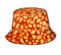 kljzzr Baked Beans Unisex Bucket Hat Summer Travel Beach Sun Hats Outdoor Cap