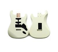 KLKL Alder Body Electric Guitar Assembly DIY Body Single Single Double Semi- finished Red Poplar Ancient Yellow Guitar Builder Kit