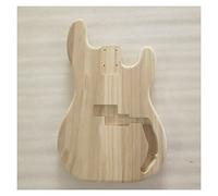 KLKL DIY Unfinished Electric Guitar Bass Body Replacement Paulownia Wood Guitar Builder Kit