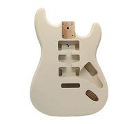 KLKL Milky White Electric Guitar Body Poplar Wood 5. 7cm Width Guitar Barrel Electric Guitar Body Parts Guitar Builder Kit