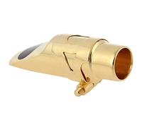 KLKL Professional Gold Plated Metal Falling Tune B(C) Saxophone Saxophone Mouthpiece 5 For Classical Music Saxophone Parts