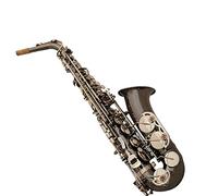 KLKL Saxophones E-flat Mid-tone Saxophone Black Nickel Full-flower Saxophone High-end Professional Performance Beginner Sax