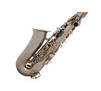 KLKL Saxophones E-flat Mid-tone Saxophone Bright Nickel Varnish Button White Copper Saxophone Professional Performance Beginner Sax