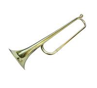 KLKL Standard Trumpets Brass Youth Horn, Young Pioneers Drum Team,Bugle, Lacquered Charge Trumpet Instrument