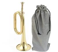 KLKL Standard Trumpets Bugle Charger Copper Small Step Horn Trumpet Prop Horn Western Wind Instrument Trumpet Instrument (Color : 03)