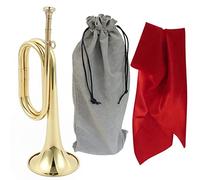 KLKL Standard Trumpets Bugle Charger Copper Small Step Horn Trumpet Prop Horn Western Wind Instrument Trumpet Instrument (Color : 04)