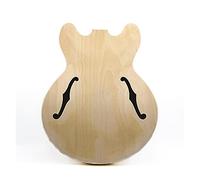 KLKL The Es- 335 Dot Jazz Guitar Body Is Made Of Solid Wood With Maple Plywood On The Back And Side Panels Guitar Builder Kit