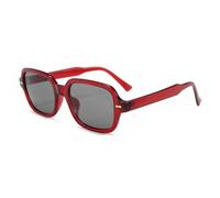 KLKLKTT Classic Black Frame Sunglasses for Men Women Lightweight Rectangular Sun Glasses Modern Fashion Eyewear for Outdoor