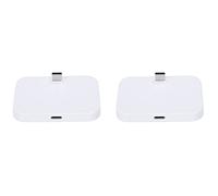 KLKNE 2X Mobile Phone Desktop Type-C Charger Stand Holder Cellphone USB-C Charging Docking Station Silver