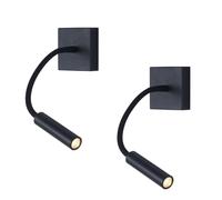 KlkrzJwy Hose Wall Lamp Nordic Minimalism Wall Lights Warm Light 3000K Wall Mounted Reading Light Hotel Bedside Wall Sconces 360° Rotatable Lighting Fixtures For Living Room Restaurant Loft