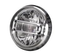 KLKWSFGFZK Car headlight assembly For Lada Niva 4x4 For Wrangler TJ JK JL For Defender For Hummer 7 Inch LED Headlight H4 Hi-Lo Beam With DRL Headlights assemblys replacement(1PCS Silver.)