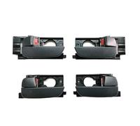 KLKWSFGFZK Door Interior Handle Driver Side for Hyundai for Accent 2006-2011 1Pcs Interior Door Handle Inner Open Handles Black Car Accesories(1 Set - 4 Doors)