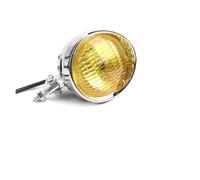 KLKWSFGFZK Motorbike Spot Light Dirt Bike Retro Motorcycle Headlight Round Vintage Headlamp Motorcycle LED Headlight(C)
