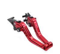 KLKWSFGFZK Motorcycle Brake System for G310R G310 R G 310 2017-2023 G310GS Short&Long CNC Brake Clutch Levers Motorcycle Accessories Adjustable Handles Lever(Red)