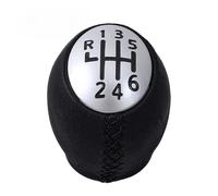 KLKWSFGFZK Stick Shift Knob for Megaane 5 6 Speed Handball Shift Lever Head(Black-6 Speed)