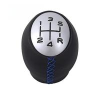 KLKWSFGFZK Stick Shift Knob for Megaane 5 6 Speed Handball Shift Lever Head(Blue-5 Speed)
